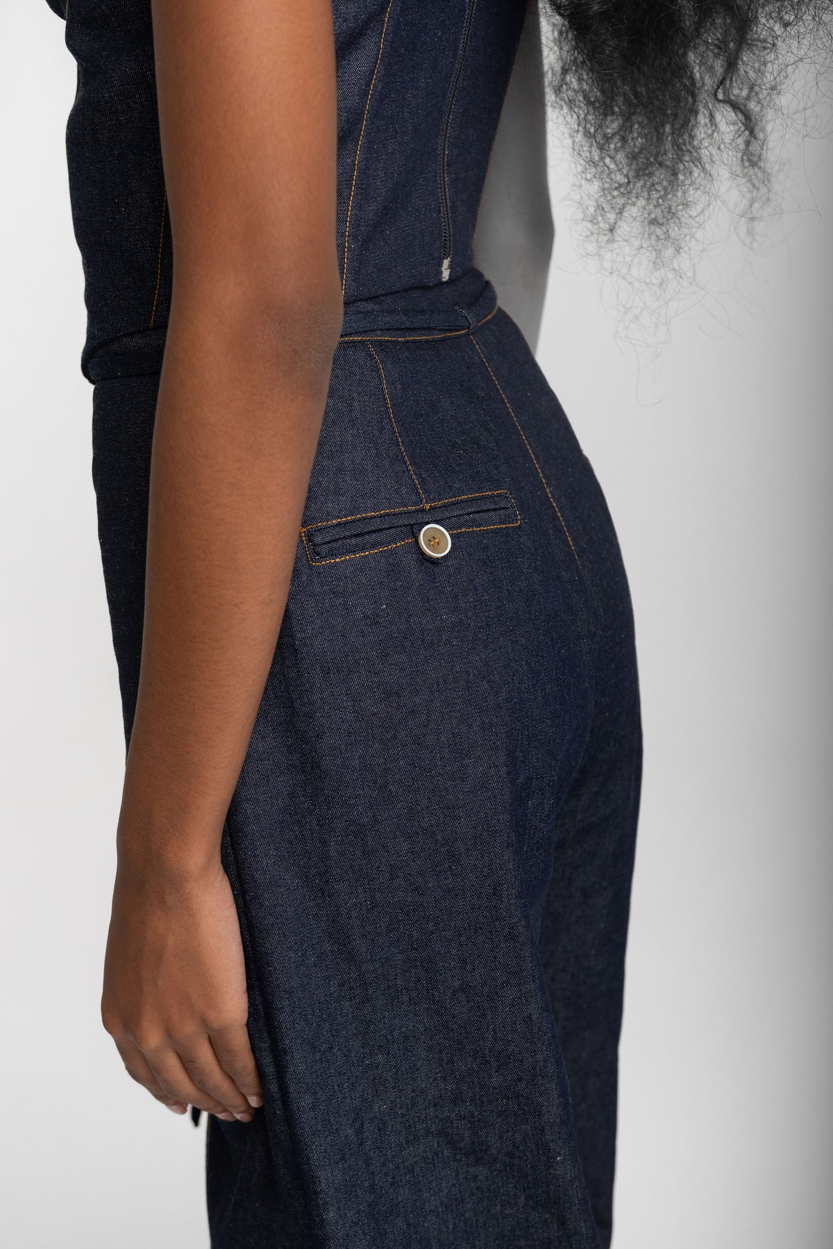 mika denim high rise pants
