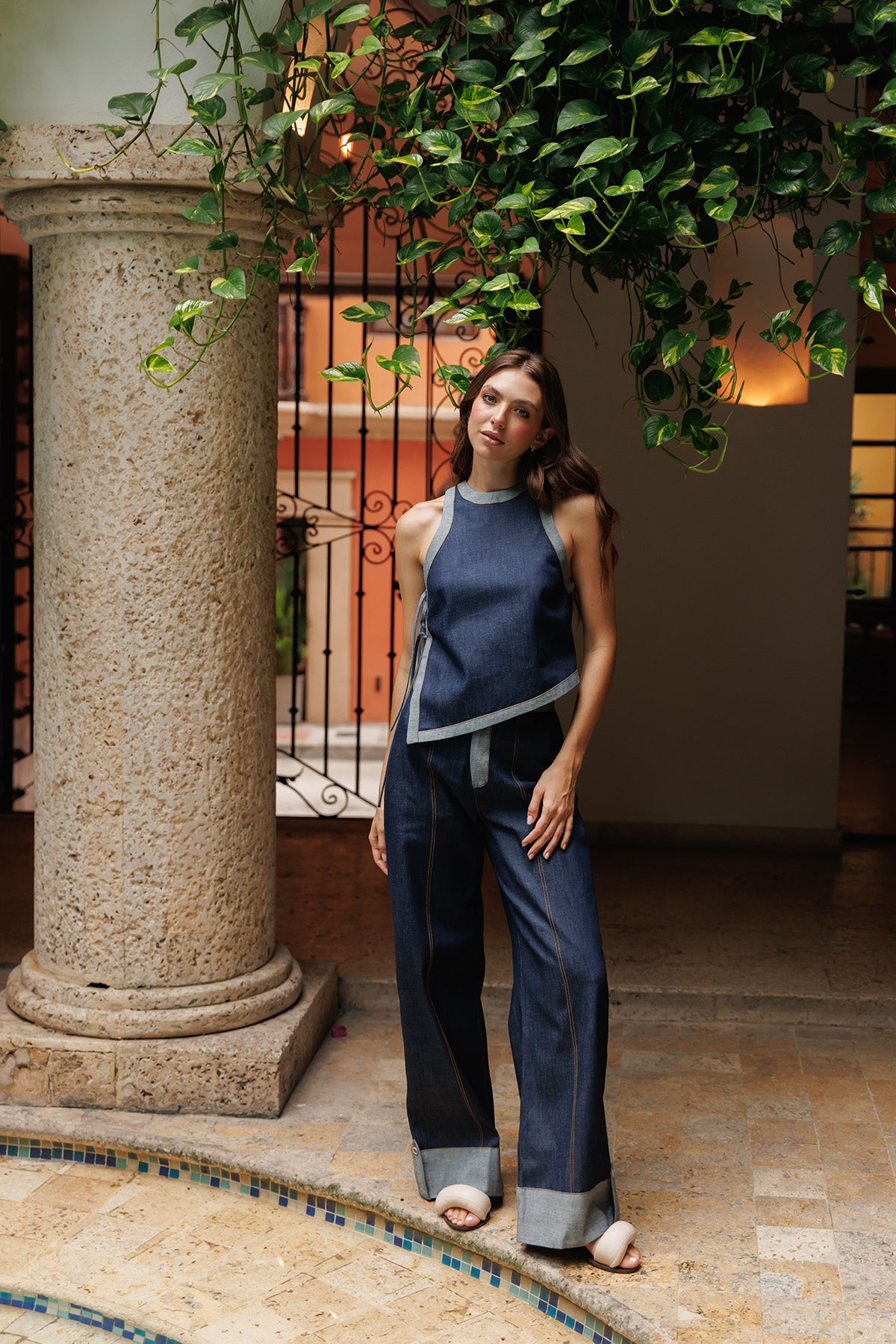 CLARA DENIM TOP